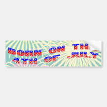 Born on the 4th of July Bumper Stickers