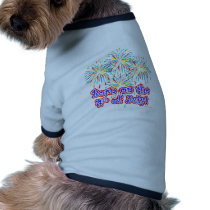 Born on the 4th of July Dog Tee