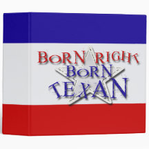 BORN TEXAN BINDERS