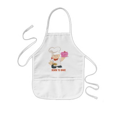 Born To Bake Aprons by T_shirt_Shack