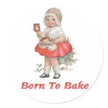 Born To Bake stickers