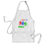 BORN TO BIKE T-SHIRTS AND GIFTS APRONS