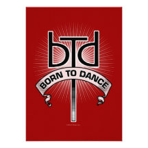 Born To Dance Party Invitation