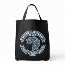 Born to Fish Canvas Bag