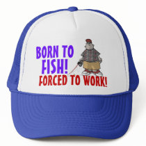 Born to Fish Cap Trucker Hat