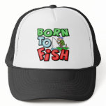 Born To Fish Fishing T-shirts and Gifts hats