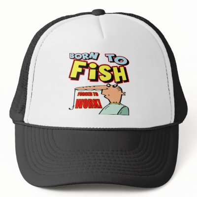 Born To Fish Fishing T-shirts and Gifts Mesh Hats by sagart1952