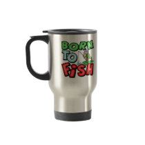 Born To Fish Fishing T-shirts and Gifts Coffee Mugs