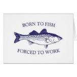 Born to Fish: Forced to Work BLUE cards