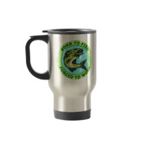 Born To Fish Forced To Work Mugs