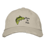 Born To Fish Green Fish Customizable Embroidery Baseball Cap