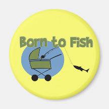 Born To Fish Magnets