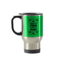 Born to fish coffee mug