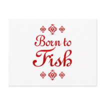 BORN TO FISH POSTCARDS