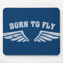Born To Fly Wings Mousepad