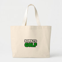 Born To Golf #2 Canvas Bag
