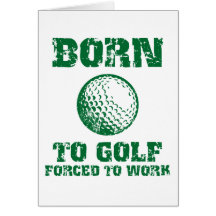 Born To Golf Cards