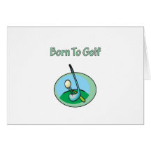 Born To Golf Design Cards