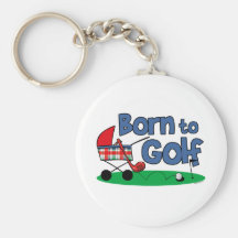 Born To Golf Keychain