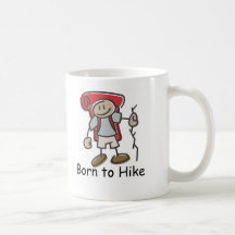 Born to Hike gifts. Coffee Mugs