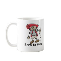 Born to Hike gifts. Coffee Mugs