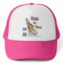Born To Race Barrel Horse Hat