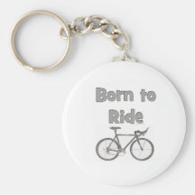 Born to ride keychain