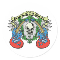 Born to Rock Stickers