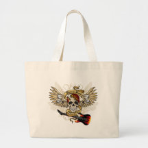 born to rock tote bags