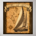 Born To Sail Posters