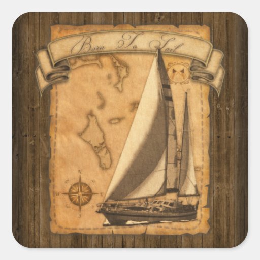 Born To Sail Sticker