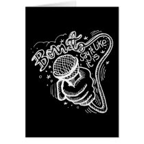 Born To Say It Like It Is 2 Greeting Card