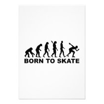 Born to skate evolution speed skating invitations
