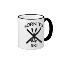 Born to Ski Coffee Mug