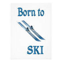 Born to Ski Invitation
