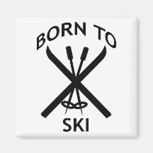 Born to Ski Magnets
