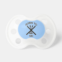 Born to Ski Pacifier