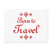 BORN TO TRAVEL POSTCARDS