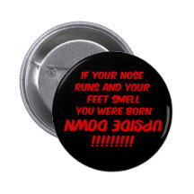 Born Upside down Buttons
