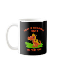 Born Year of The Dragon 2012 Baby Gift Mug