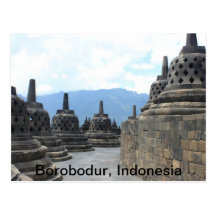 Borobodur Budhist Temple , Indonesia Postcards
