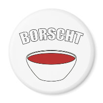 Borscht Refrigerator Magnets