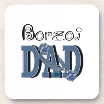 Borzoi DAD cork coasters