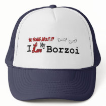 Borzoi Lovers Gifts Trucker Hats