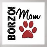 Borzoi Mom 2 Posters