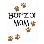 Borzoi Mom Postcard