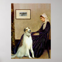 Borzoi - Whistlers Mother Print