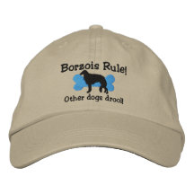 Borzois Rule Embroidered Hat