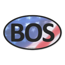 BOS Oval Sticker