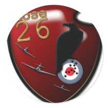 Bose Geschwader 26 Emblem Round Stickers
